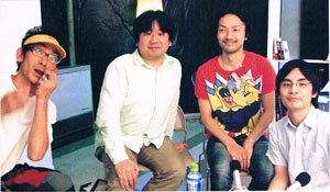 尾引浩志、岸井大輔、松原壮志郎、佐藤李青さん
